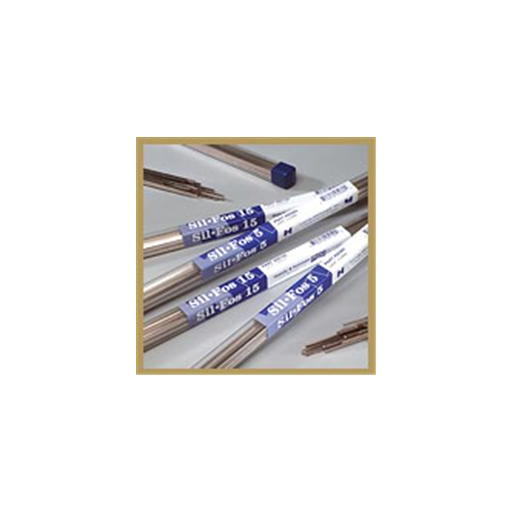 SilFos 15 Silvaloy 15 95150 Brazing Rod, 0.025 in Dia x 20 in L, 1 lb